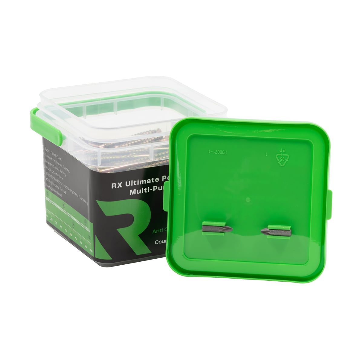 Rikä MPSRX026 5.0 x 100mm RX High Performance CSK Pozi Multi Purpose Screw 250pk